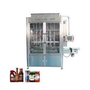 Avtomatik bişirmə yağı doldurma maşını sousu bal bal doldurma qapağı maşını