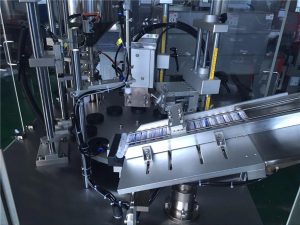 Ultrasonik mühürleme kosmetik boru doldurma maşını